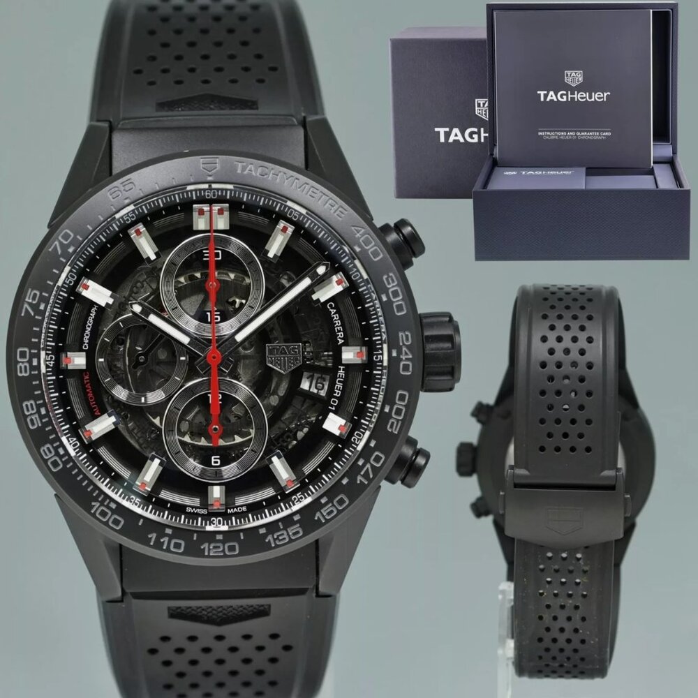 Tag Heuer Caliber Skeleton 43mm Watch